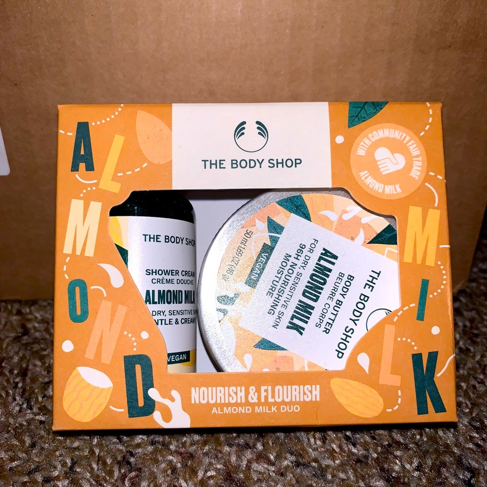 The Body Shop Nourish and Flourish Almond Milk Duo